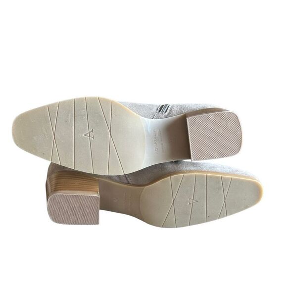NEW Aquatalia Faria Taupe Suede Ankle Booties Size 10 - Picture 9 of 10